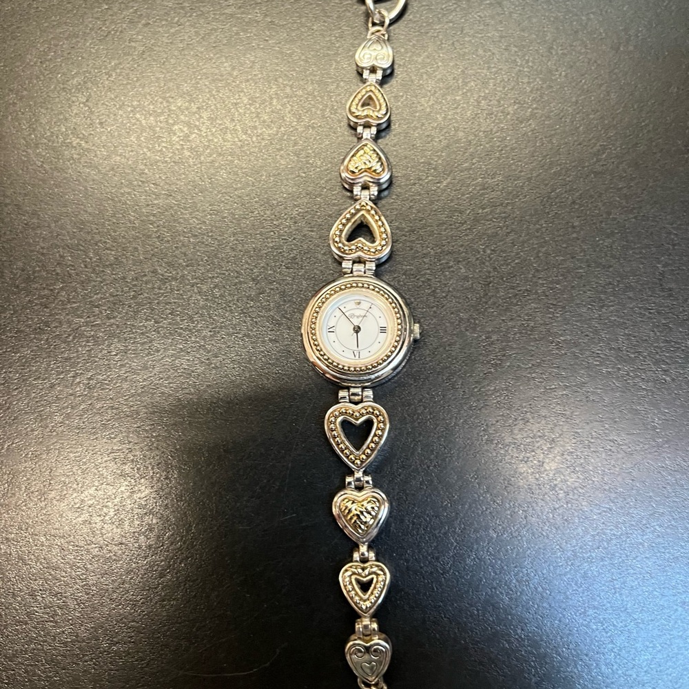 Lovely Brighton Watch, silver with gold accents